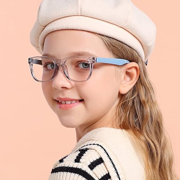3 Pack Kids Computer Blue Light Blocking Glasses for Girls & Boys - Picture 1 of 5